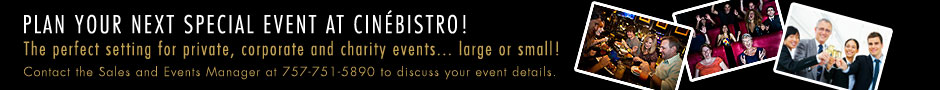 Plan Your Next Event at Cinebistro