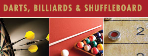 Billiards, Darts, Shuffleboard